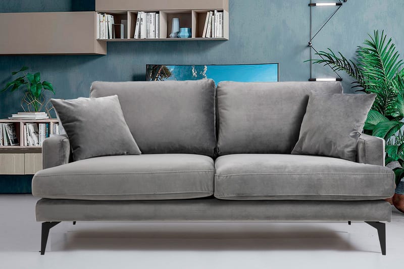 Andary 2-Sits Soffa - Grå - Möbler - Soffa - 2 sits soffa