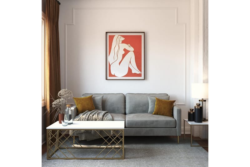 Avksenti Soffa - Grå - Möbler - Soffa - 2 sits soffa