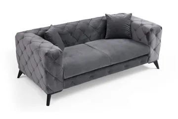 Beachport 2-sits Soffa - Antracit/Svart - Möbler - Soffa - 2 sits soffa