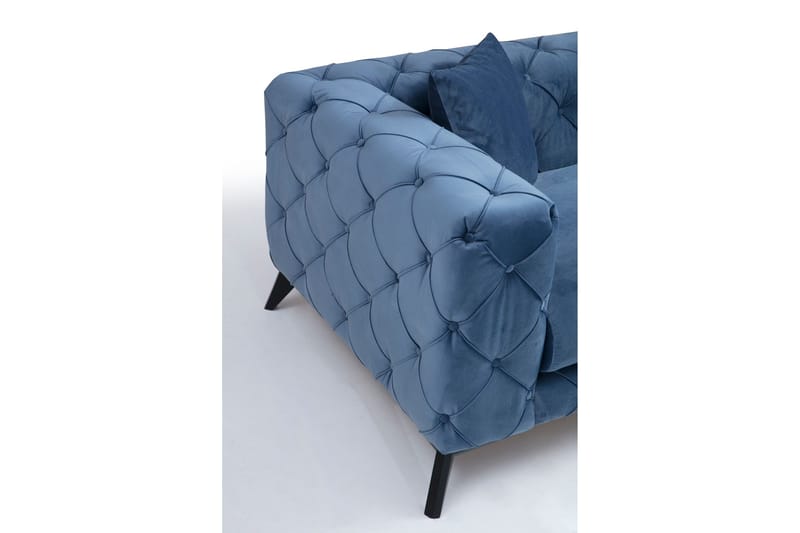 Beachport 2-sits Soffa - Blå/Svart - Möbler - Soffa - 2 sits soffa