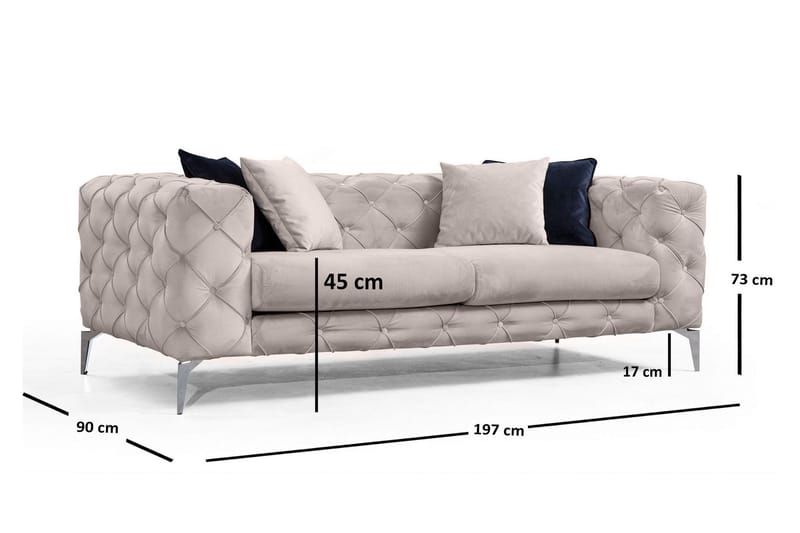 Beachport Soffa 2-sits - Beige - Möbler - Soffa - 2 sits soffa