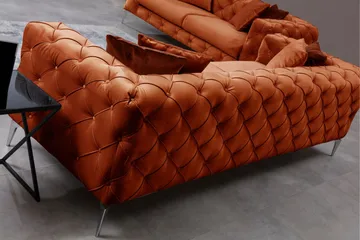 Beachport Soffa 2-sits - Orange - Möbler - Soffa - 2 sits soffa