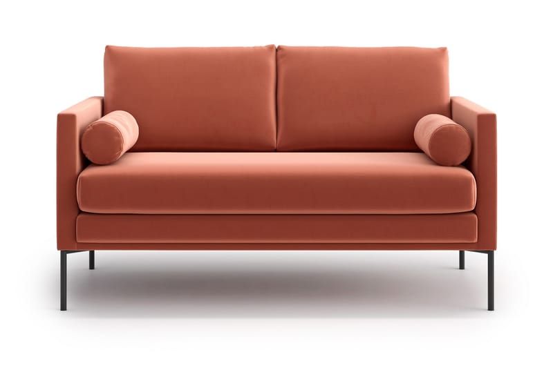 Blues 2-sits Soffa - Orange/Rosa - 2 sits soffa