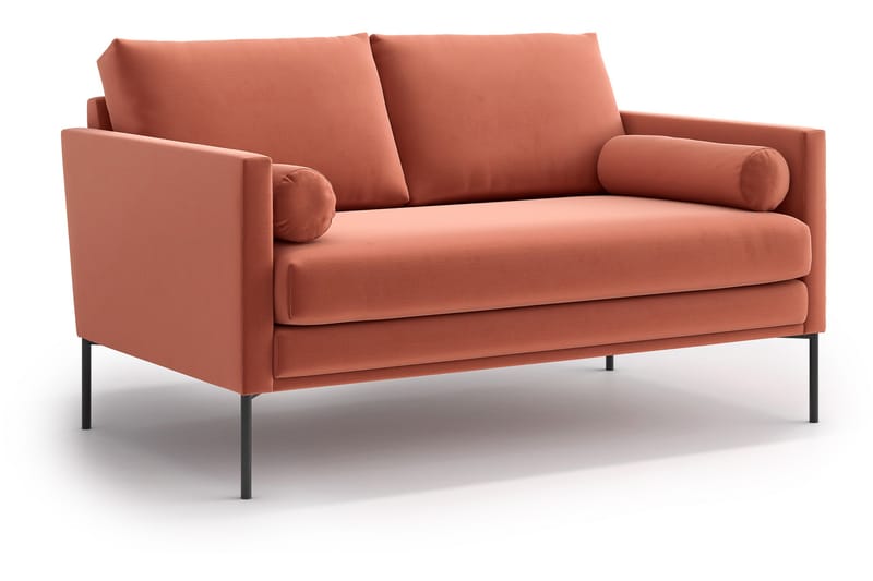 Blues 2-sits Soffa - Orange/Rosa - 2 sits soffa