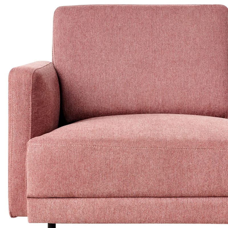 2-sits soffa Breda - Rosa, Svart - Möbler - Soffa - 2 sits soffa