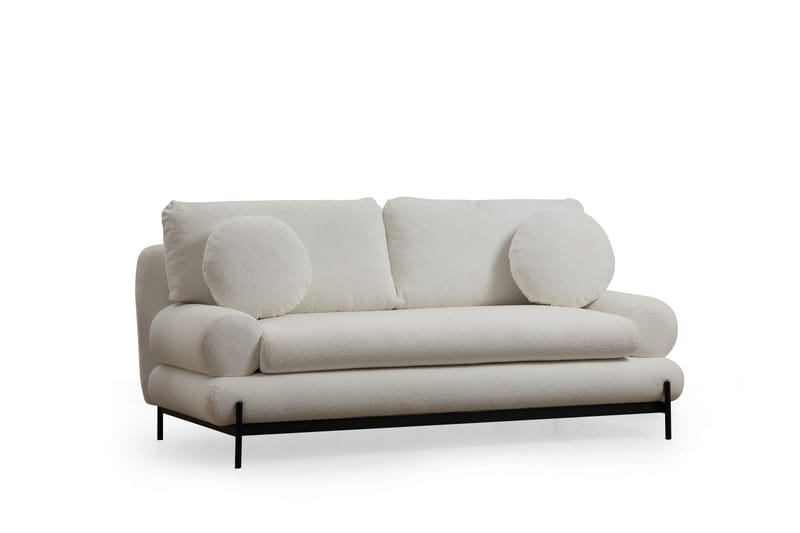 Cassius Soffa 2-sits - Vit - 2 sits soffa