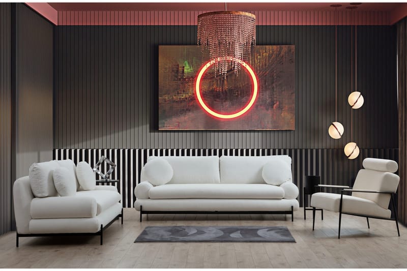 Cassius Soffa 2-sits - Vit - Möbler - Soffa - 2 sits soffa