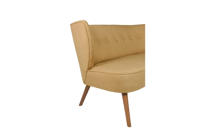 Clivocast 2-Sits Soffa - Gul - Möbler - Soffa - 2 sits soffa
