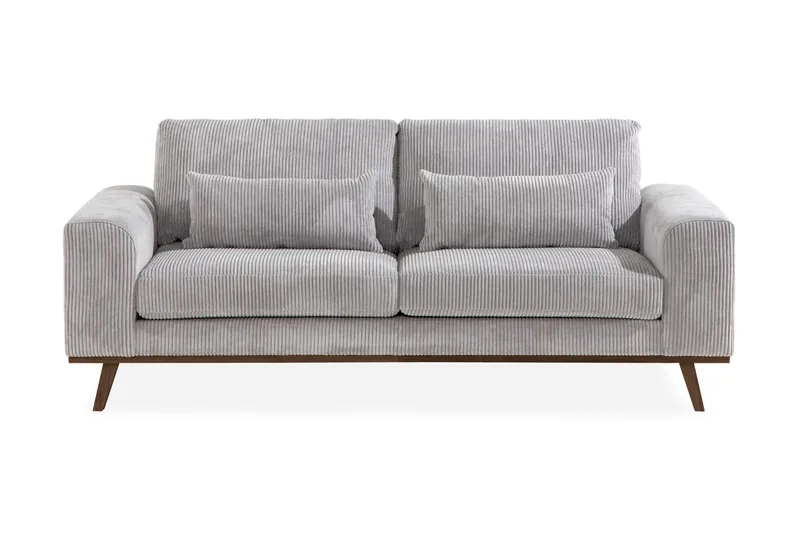 Copenhagen 2-sits Manchestersoffa - Ljusgrå - Möbler - Soffa - 2 sits soffa