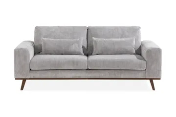 Copenhagen 2-sits Manchestersoffa - Ljusgrå - Möbler - Soffa - 2 sits soffa