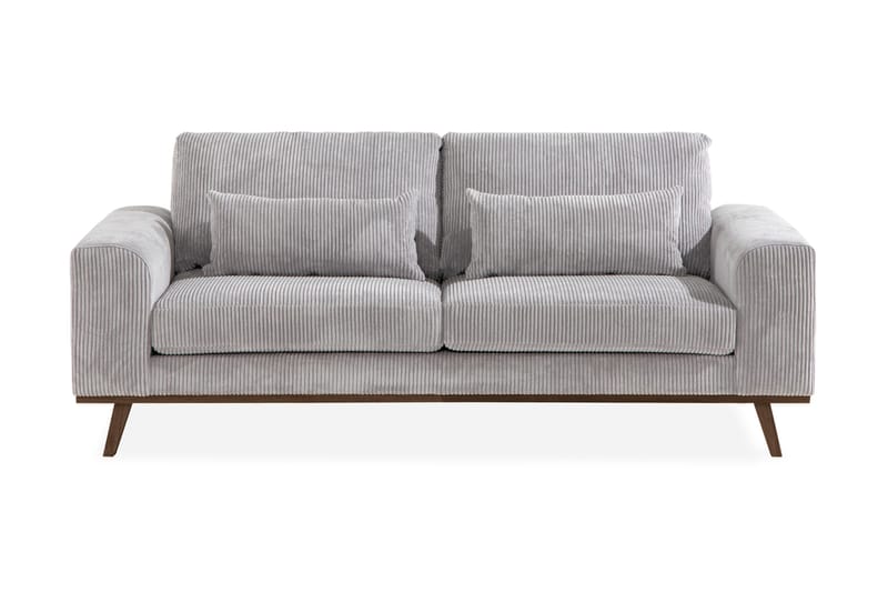 Copenhagen 2-sits Manchestersoffa - Ljusgrå - Möbler - Soffa - 2 sits soffa