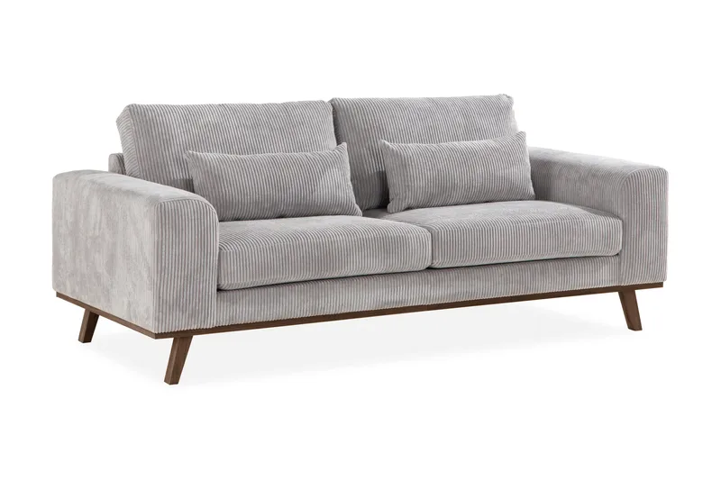 Copenhagen 2-sits Manchestersoffa - Ljusgrå - Möbler - Soffa - 2 sits soffa