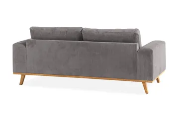Copenhagen 2-sits Manchestersoffa - Mörkgrå - Möbler - Soffa - 2 sits soffa