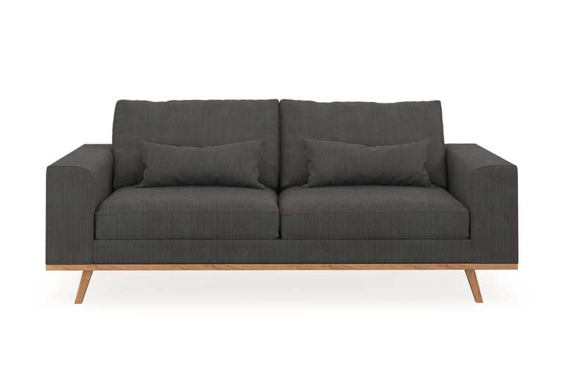 Copenhagen 2-sits Manchestersoffa - Mörkgrå - Möbler - Soffa - 2 sits soffa