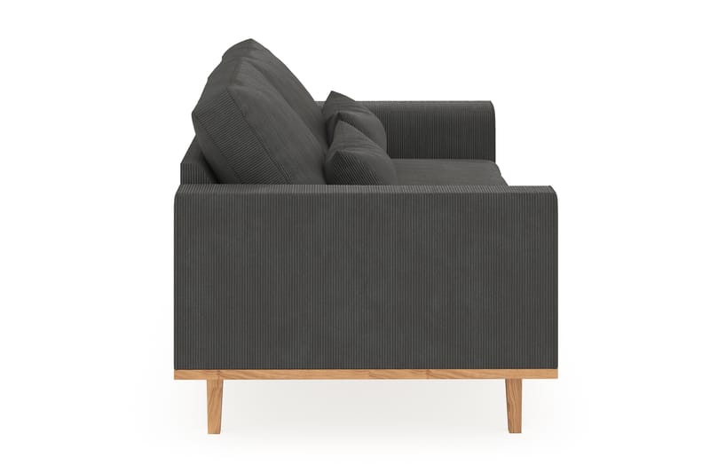 Copenhagen 2-sits Manchestersoffa - Mörkgrå - Möbler - Soffa - 2 sits soffa