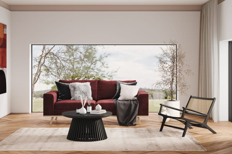 Copenhagen 2-sits Sammetssoffa - Lila - Möbler - Soffa - 2 sits soffa