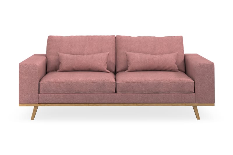 Copenhagen 2-sits Soffa - Rosa - 2 sits soffa