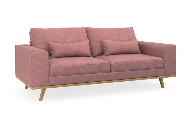 Copenhagen 2-sits Soffa - Rosa - 2 sits soffa