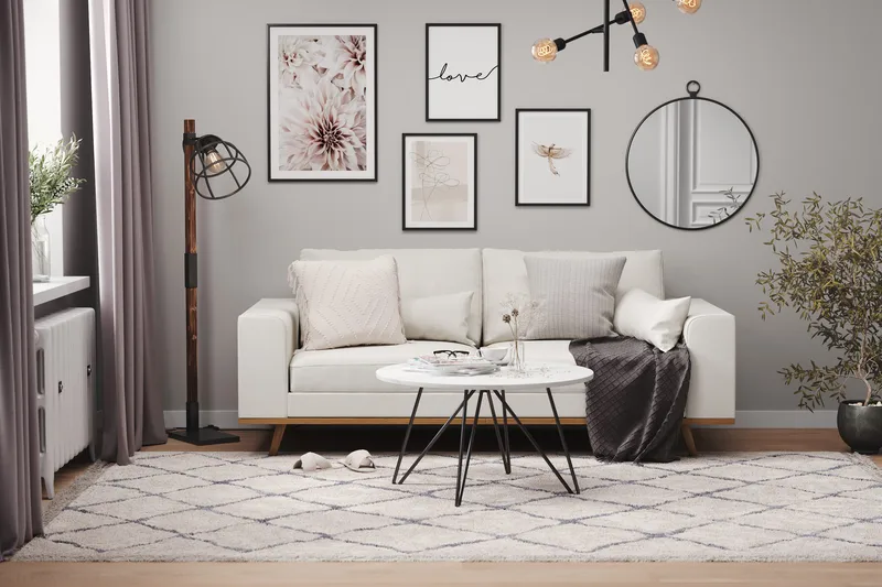 Copenhagen 2-sits Tygsoffa - Beige - Möbler - Soffa - 2 sits soffa