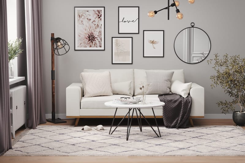 Copenhagen 2-sits Tygsoffa - Beige - Möbler - Soffa - 2 sits soffa