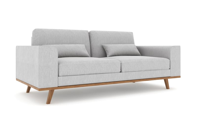 Copenhagen 2-sits Tygsoffa - Ljusgrå - Möbler - Soffa - 2 sits soffa