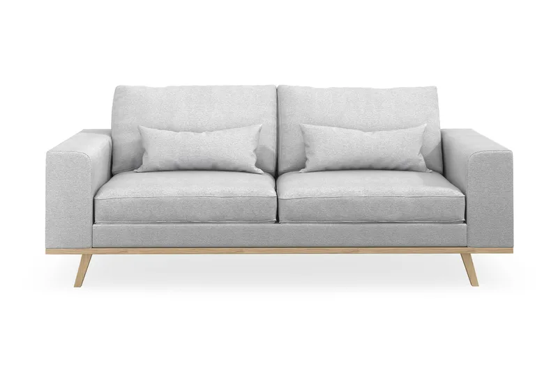 Copenhagen 2-sits Tygsoffa - Ljusgrå - Möbler - Soffa - 2 sits soffa