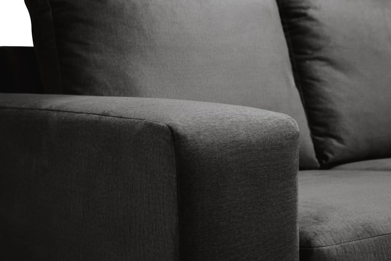 Crazy 2-sits Sammetssoffa - Mörkgrå - Möbler - Soffa - 2 sits soffa