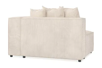 Cubo 2-sits Högermodul i Manchester 120 cm bred - Beige - Möbler - Soffa - Modulsoffor - Övriga moduler till modulsoffa