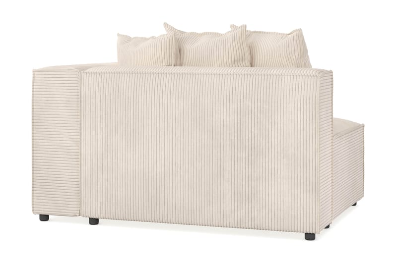 Cubo 2-sits Högermodul i Manchester 120 cm bred - Beige - Möbler - Soffa - Modulsoffor - Övriga moduler till modulsoffa