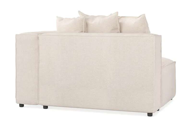 Cubo 2-sits Högermodul i Tyg 120 cm bred - Beige - Möbler - Soffa - Modulsoffor - Övriga moduler till modulsoffa