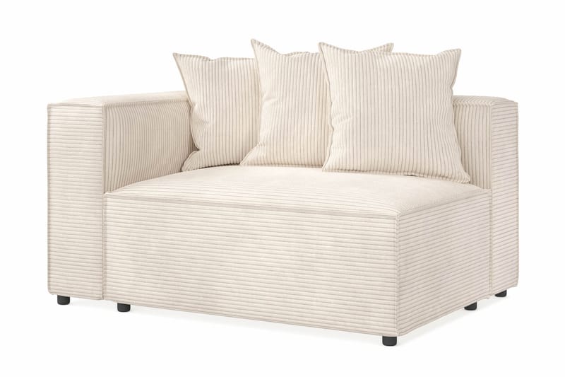 Cubo 2-sits Vänstermodul i Manchester 120 cm bred - Beige - Möbler - Soffa - 2 sits soffa