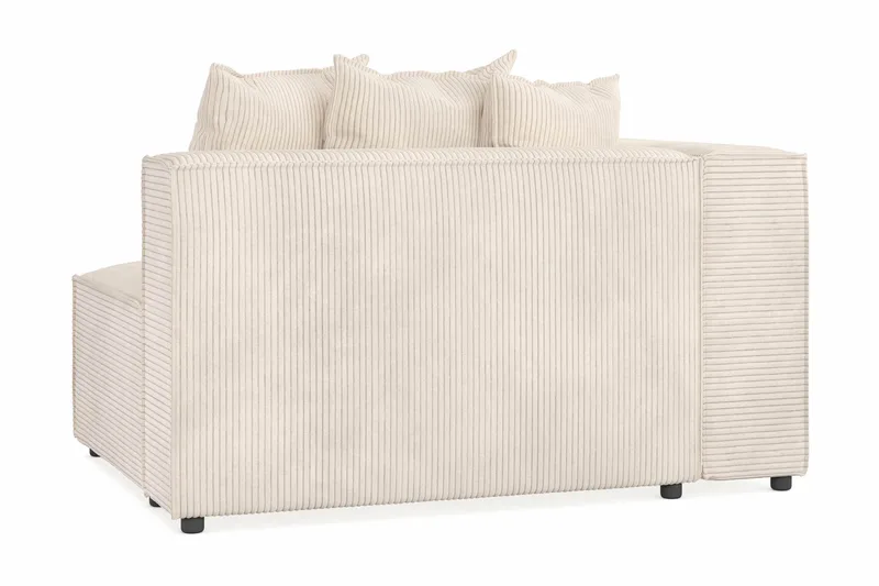 Cubo 2-sits Vänstermodul i Manchester 120 cm bred - Beige - Möbler - Soffa - Modulsoffor - Övriga moduler till modulsoffa