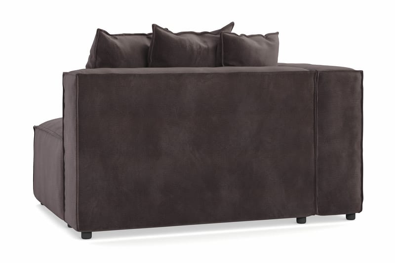 Cubo 2-sits Vänstermodul i Sammet - Antracit - Möbler - Soffa - Modulsoffor - Övriga moduler till modulsoffa
