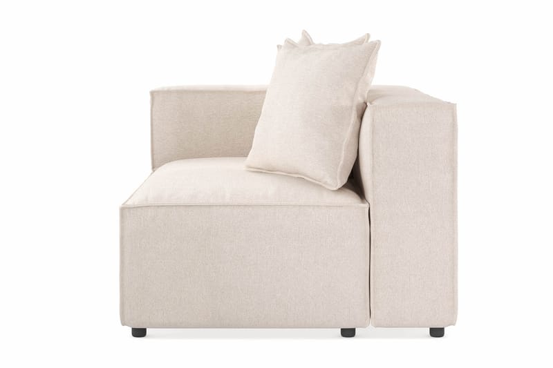 Cubo 2-sits Vänstermodul i Tyg 120 cm bred - Beige - Möbler - Soffa - 2 sits soffa