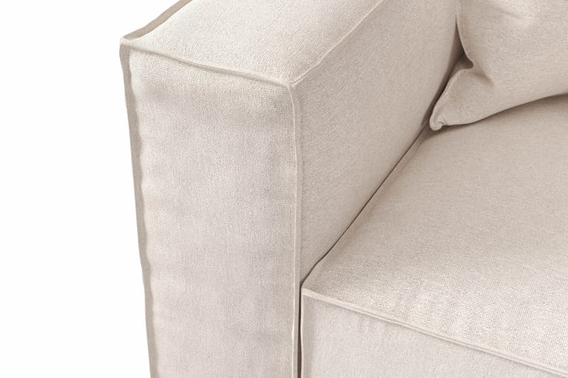 Cubo 2-sits Vänstermodul i Tyg 120 cm bred - Beige - Möbler - Soffa - Modulsoffor - Övriga moduler till modulsoffa