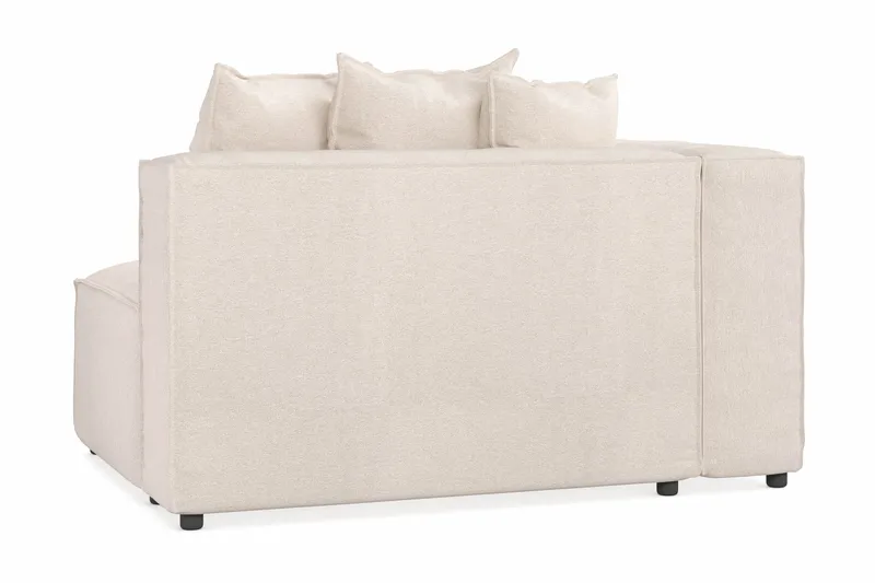 Cubo 2-sits Vänstermodul i Tyg 120 cm bred - Beige - Möbler - Soffa - Modulsoffor - Övriga moduler till modulsoffa
