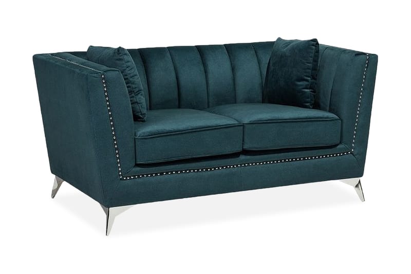 Gaula Soffa 2-4 Sits - Blå - 2 sits soffa - Chesterfield soffa