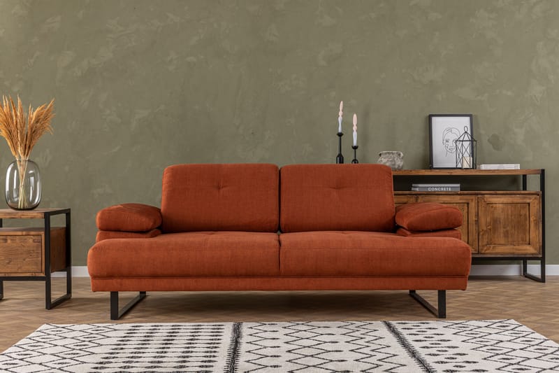 Kitimat Soffa 2-sits - Orange - 2 sits soffa