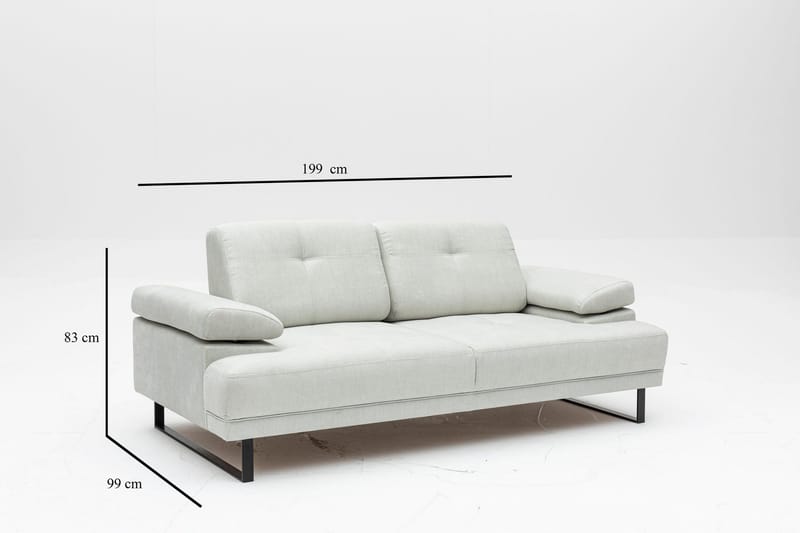 Kitimat Soffa 2-sits - Vit - Möbler - Soffa - 2 sits soffa