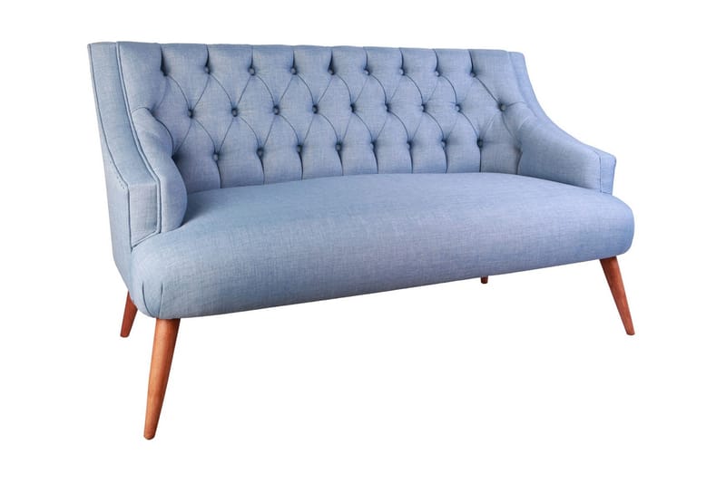 Lamonti 2-sits Soffa - Indigoblå/Natur - Möbler - Soffa - 2 sits soffa