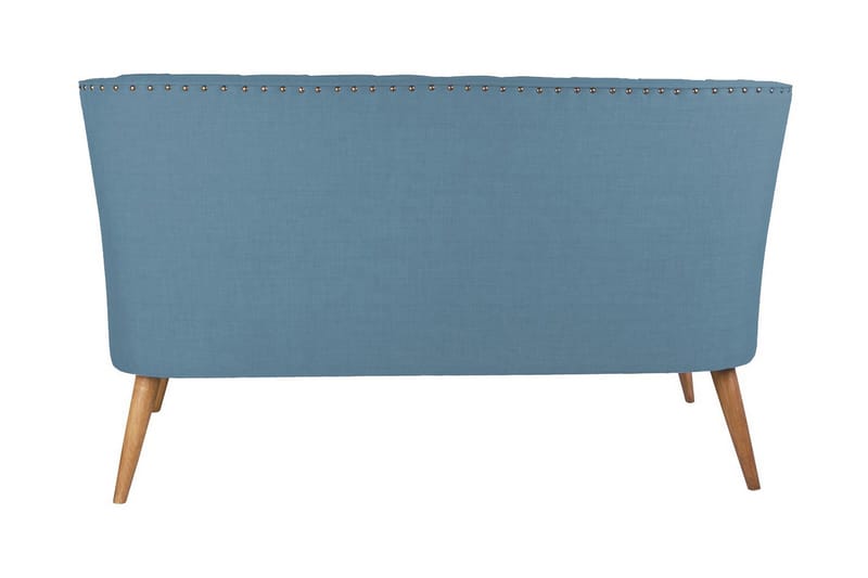 Lamonti 2-sits Soffa - Mörkblå/Natur - Möbler - Soffa - 2 sits soffa