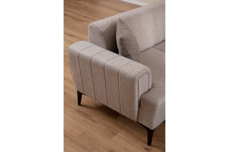 Lilesville 3-sits Soffa - Beige - 2 sits soffa