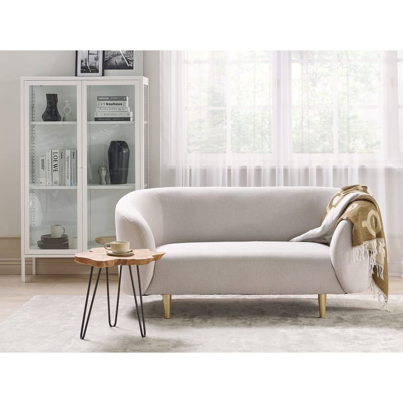 2-sits soffa Loen - Beige, guld - Möbler - Soffa - 2 sits soffa