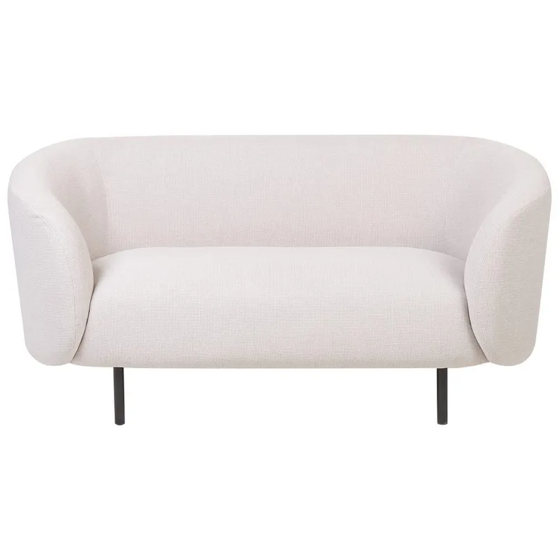 2-sits soffa Loen, Beige, svart