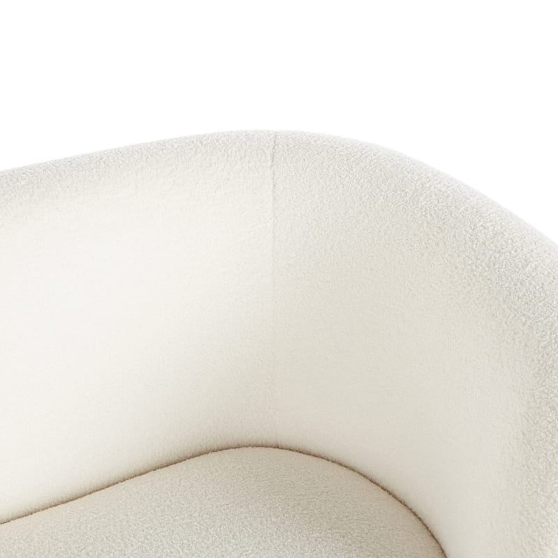 2-sits soffa Loen - Vitt, guld - Möbler - Soffa - 2 sits soffa