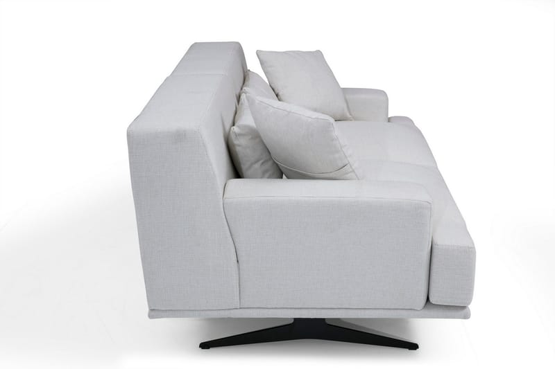 Lums 2-sits Soffa 200 cm i Tyg - Benvit - Möbler - Soffa - 2 sits soffa