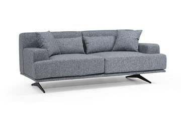 Lums 2-sits Soffa 200 cm i Tyg - Grå - Möbler - Soffa - 2 sits soffa