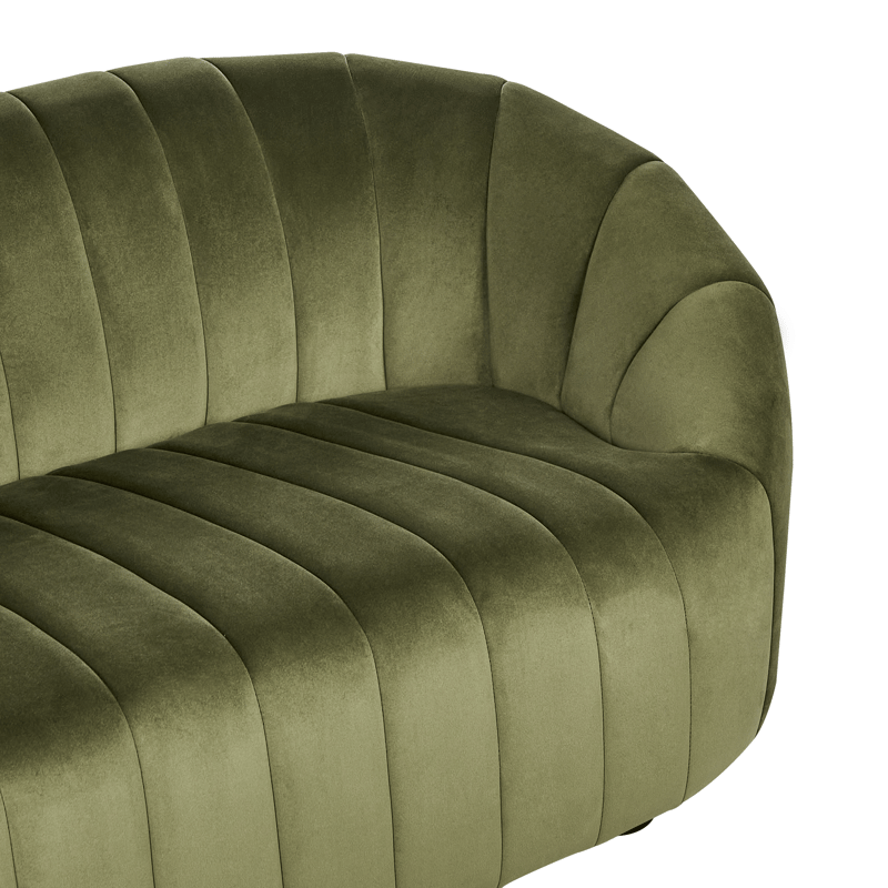2-sits soffa Malung - Mörkgrön - Möbler - Soffa - Sammetssoffa