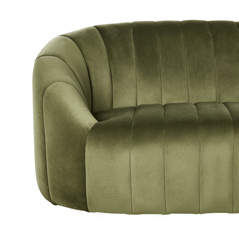 2-sits soffa Malung - Mörkgrön - Möbler - Soffa - Sammetssoffa
