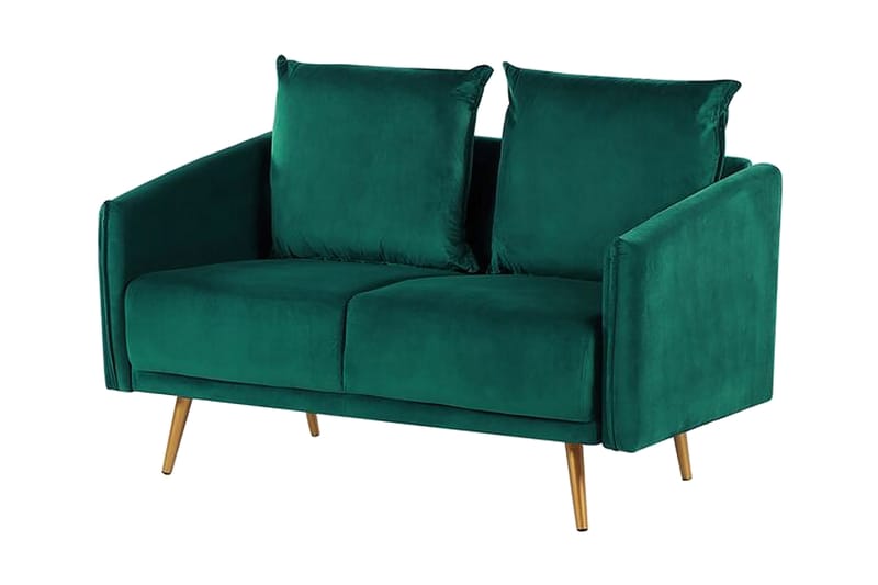 Maurana 2-sits Soffa - Sammet/Grön - Möbler - Soffa - 2 sits soffa
